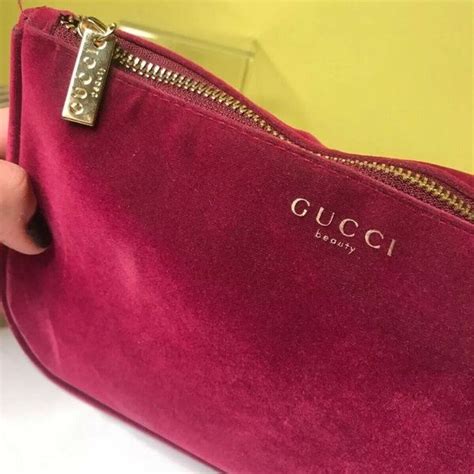 gucci perfume makeup bags|gucci makeup bag pink velvet.